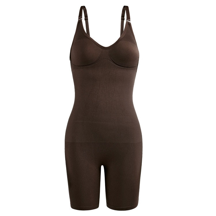 Zwarte TightBody™ dames bodysuit, veelzijdige shapewear voor een gestroomlijnd silhouet, ideaal als basiskleding.