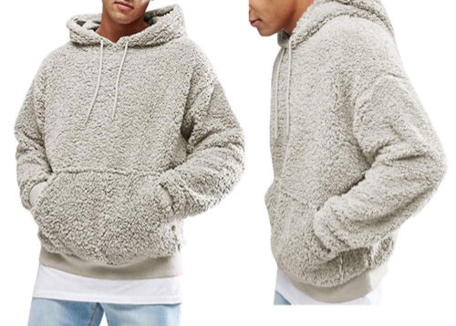 Warme heren trui met capuchon in een stijlvolle casual look. Comfortabel vest voor dagelijks gebruik in de winter.