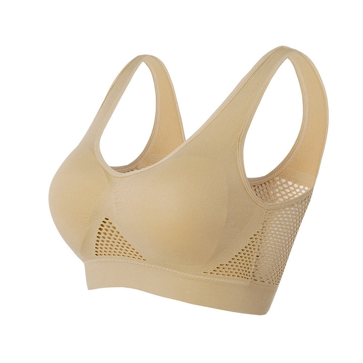 Ademende mesh sport bh Sofia voor vrouwen. Biedt maximale ondersteuning & is comfortabel voor elke sport.