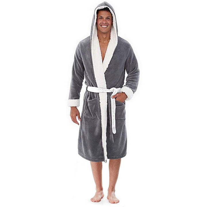 Zachte WilsJacket heren ochtendjas, perfect voor comfort en ontspanning op luie weekenden. Ultieme thuisoutfit.