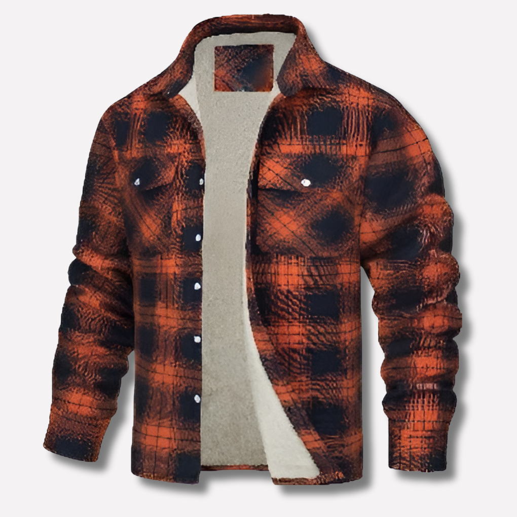 Modebewust heren casual overhemd, geruit patroon, comfortabel voor elke dag en elke gelegenheid.
