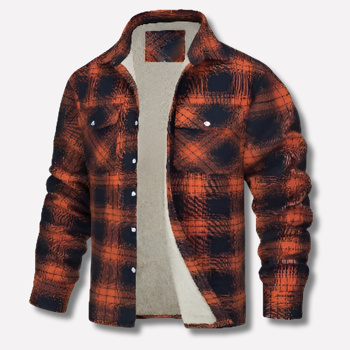 Modebewust heren casual overhemd, geruit patroon, comfortabel voor elke dag en elke gelegenheid.