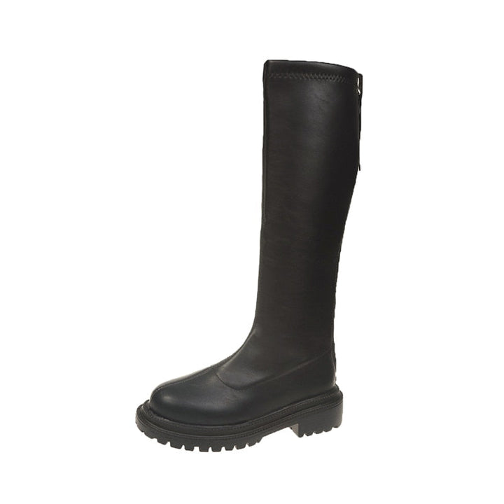 Stijlvolle dameslaarzen, kniehoog en elegant, perfect voor de winter. Comfortabel, warm en trendy.
