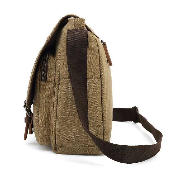 Veelzijdige unisex canvas tas, ideaal als schooltas, werktas of voor dagelijkse avonturen.