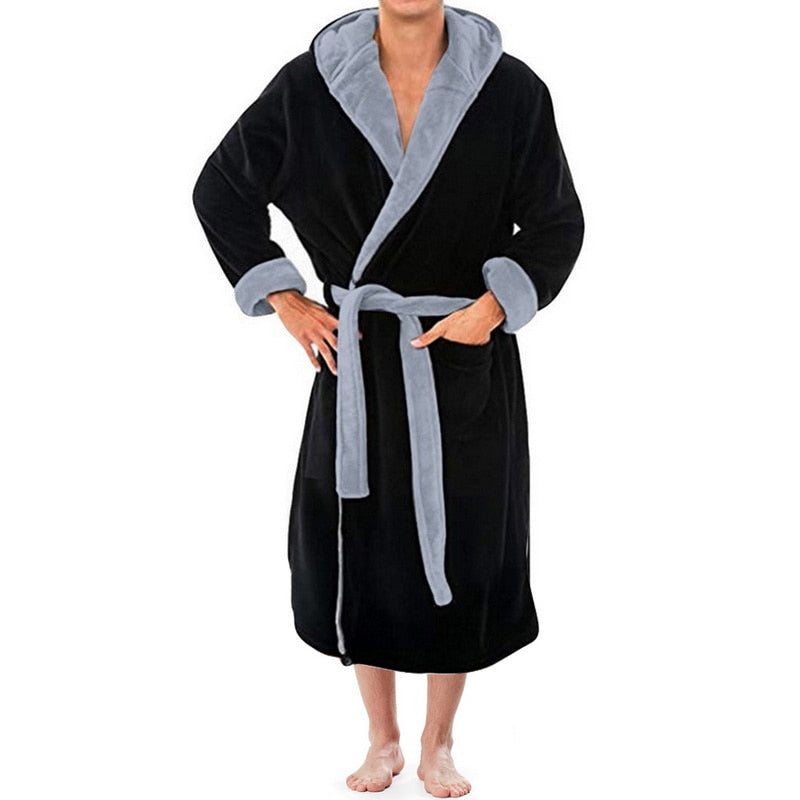 Comfortabele heren badjas (WilsJacket) voor ultieme ontspanning thuis. Zachte ochtendjas perfect voor relaxen.