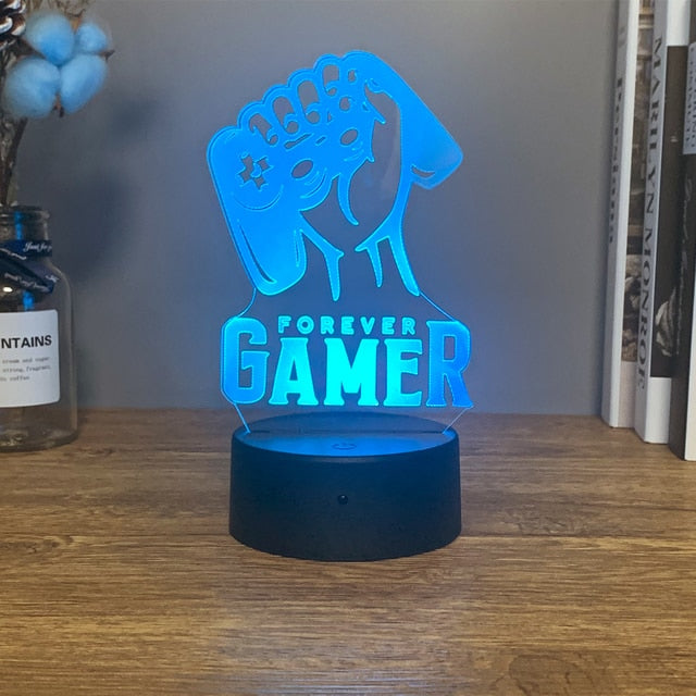 Creëer een magische sfeer met deze gaming LED nachtlamp, onmisbaar in elke game setup.