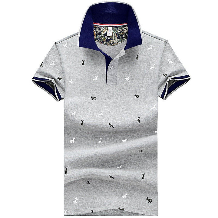 Casual heren polo shirt, veelzijdig en comfortabel, perfect voor diverse dagelijkse gelegenheden. Slim fit mode.