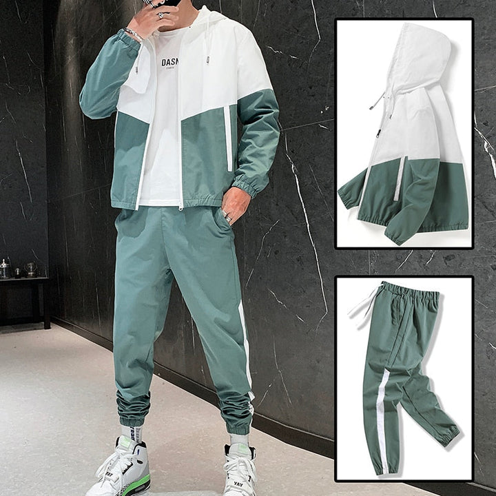Zacht en comfortabel heren joggingpak Jody, tweedelig sportkleding met stretch voor de moderne man.