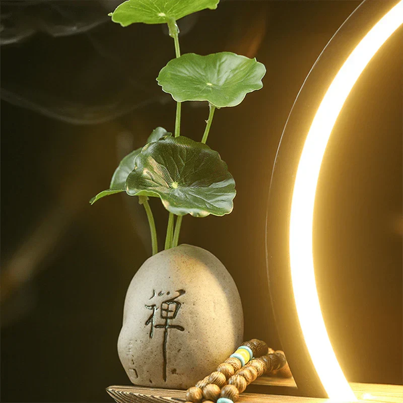 Witte hert wierookbrander lamp voor een rustgevende sfeer; ideaal cadeau en interieur accent.