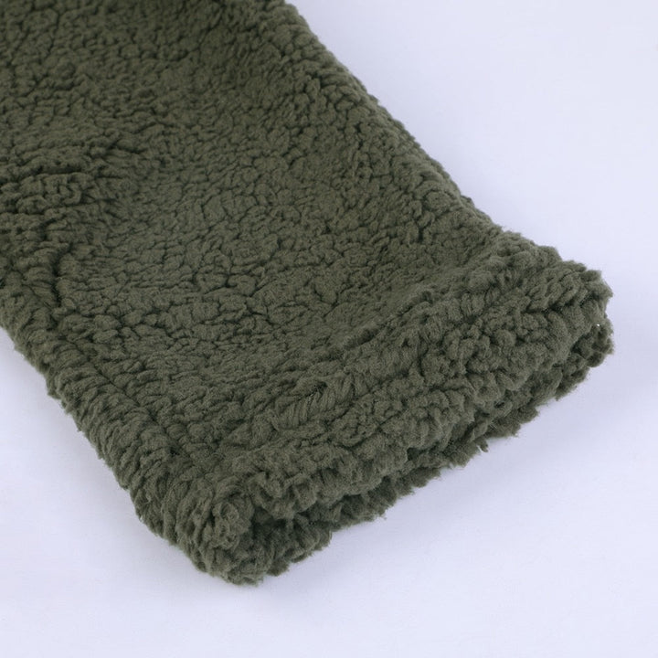 Dames warm teddyvest met capuchon, perfecte bovenkleding voor casual winterdagen.