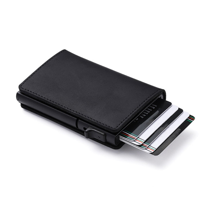 Slimme heren AirTag portemonnee met kaart organizer, creditcardhouder en GPS tracking. Perfect cadeau man.