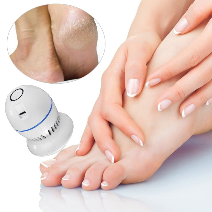 Elektrisch pedicure apparaat voor dames, verwijdert eelt voor zijdezachte voeten. Perfecte thuis spa voetverzorging.
