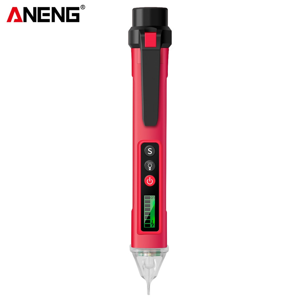 Veilige, contactloze SANDSBERGORIGINALS AC/DC spanningsmeter voor elektrische testen en dhz gebruik.