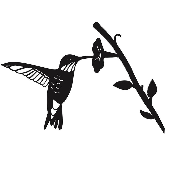 Metalen vogel silhouet tuindecoratie. Breng sfeer in je tuin met deze tijdloze tuinkunst.