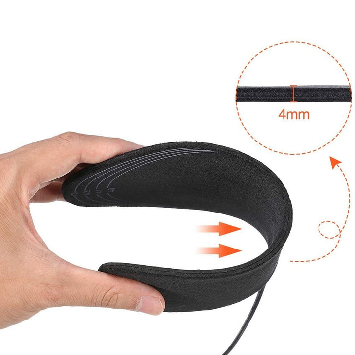 Innovatieve verwarmde inlegzolen voor heren, draadloos USB oplaadbaar, effectief tegen koude voeten.