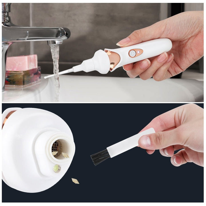Draadloze oorreiniger met fel LED-licht, garandeert een stille, efficiënte en veilige schoonmaak van de oren.