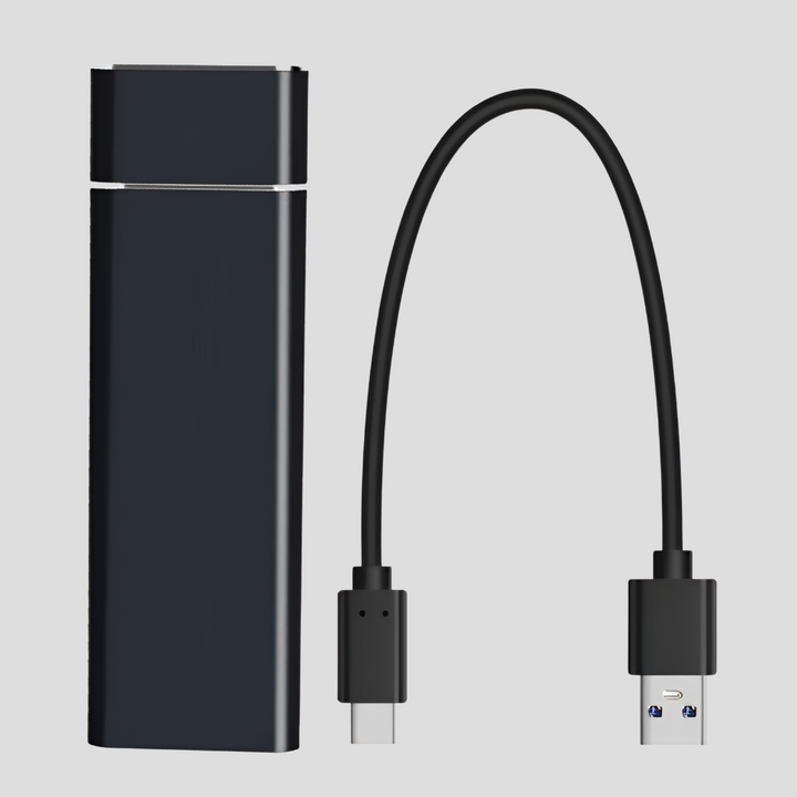 Compacte draagbare SSD, externe harde schijf, ultrasnel voor dataopslag en backup, ideaal voor onderweg.