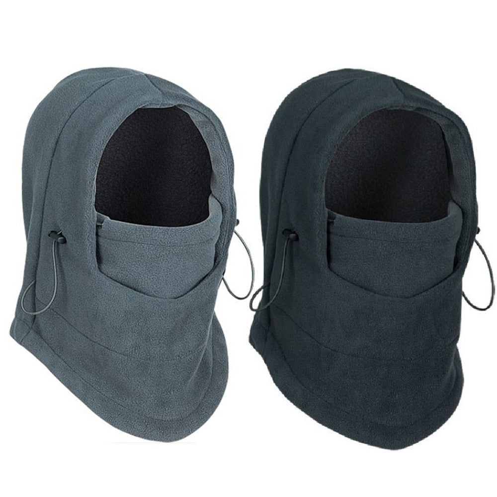 Unisex 3-in-1 wintermuts van thermisch fleece, ideaal als balaclava, muts en nekwarmer voor koude dagen.