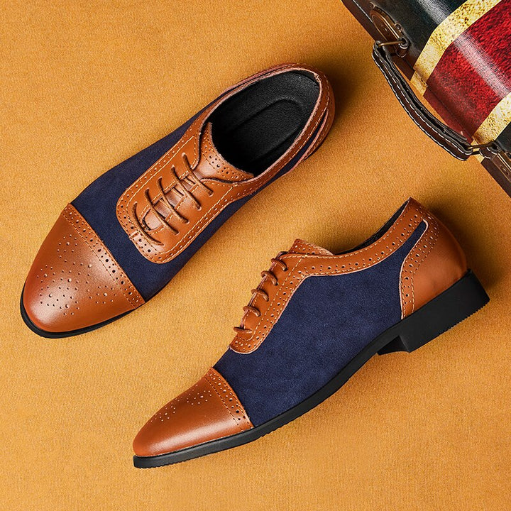 Tijdloze zwarte heren business schoenen, comfortabel en stijlvol, voor een professionele zakelijke uitstraling.