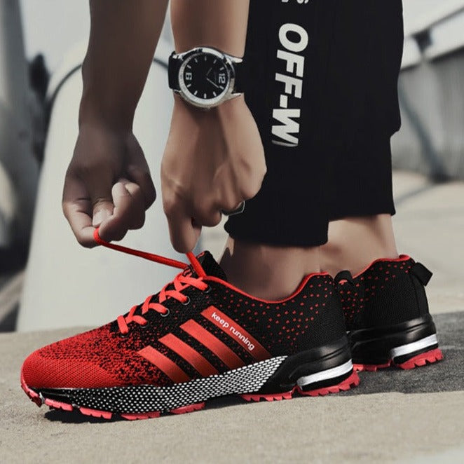 Unisex AeroFlex sneakers met luchtkussen voor demping, orthopedisch en lichtgewicht, vermindert voetpijn.