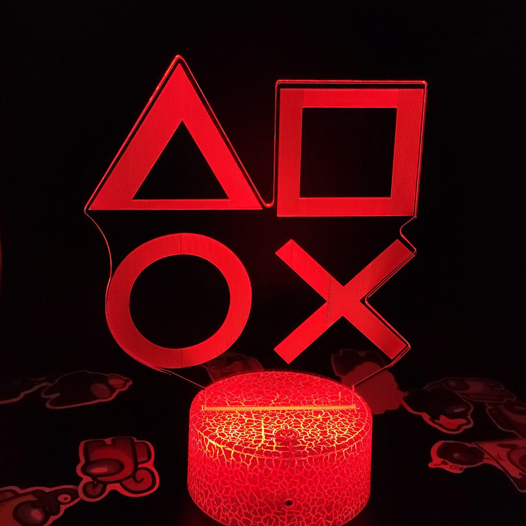 Ideaal cadeau voor gamers: unieke gaming lamp met dynamische LED verlichting voor hun gamekamer.