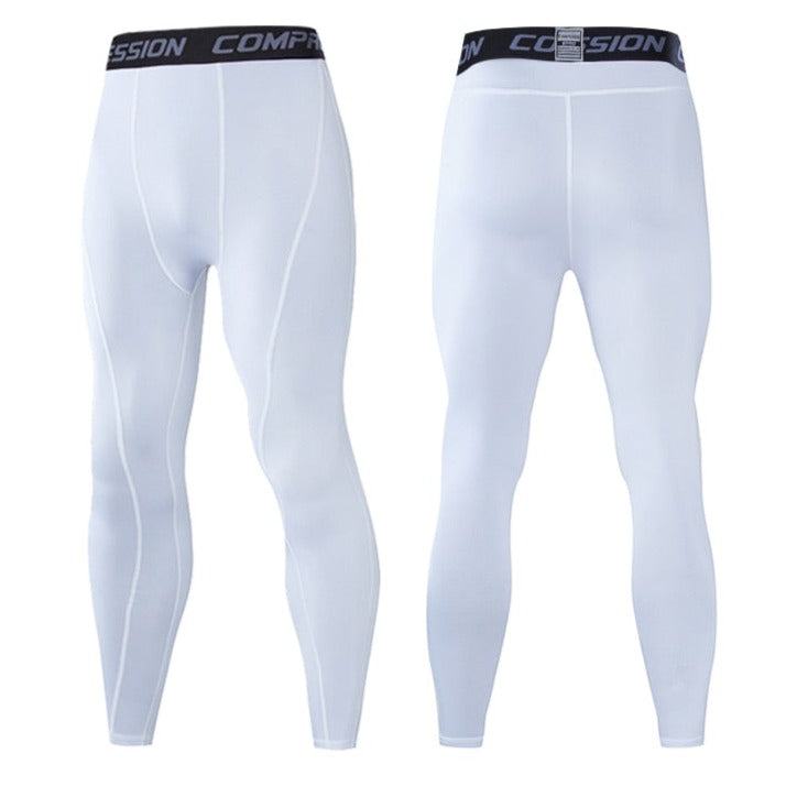 Hoogwaardige heren sportlegging: compressiebroek voor training, fitness en gymkleding.