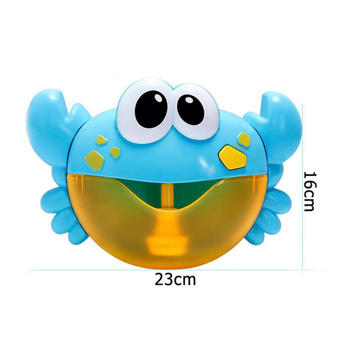 CrabFun badspeelgoed krab: een speelse bubbelmachine die bubbels blaast, perfect voor peuters en waterpret.