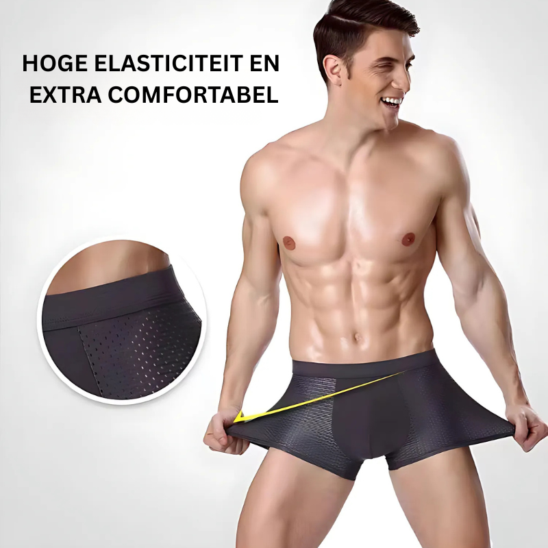 Basic heren boxershorts set, ideaal voor dagelijks comfort. Ademend ondergoed met stretch en perfecte pasvorm.