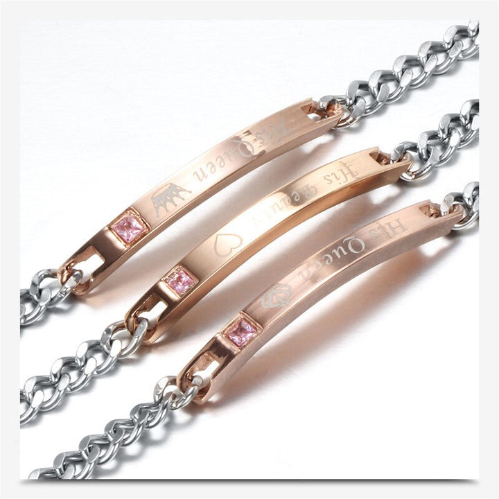 Verjaardags- of jubileumcadeau: tijdloze koppelarmband, uniek relatiegeschenk voor uw partner.