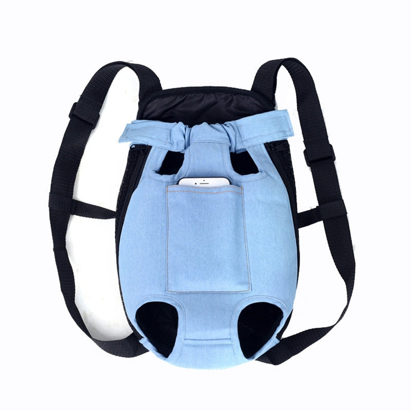 Multifunctionele draagzak voor kleine honden en katten, ideaal voor elk avontuur.