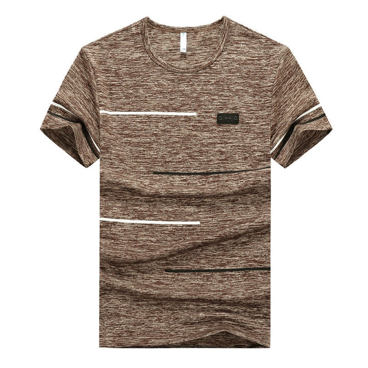 Ademend en vochtafvoerend heren T-shirt, comfortabel voor intensieve trainingen en dagelijks gebruik.
