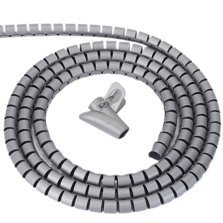 Universele kabel organizer voor een opgeruimd huis of kantoor, voorkomt wirwar van draden.
