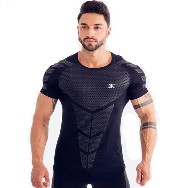Duurzaam heren sport T-shirt Richard, sneldrogend en met strakke pasvorm voor optimale activewear.