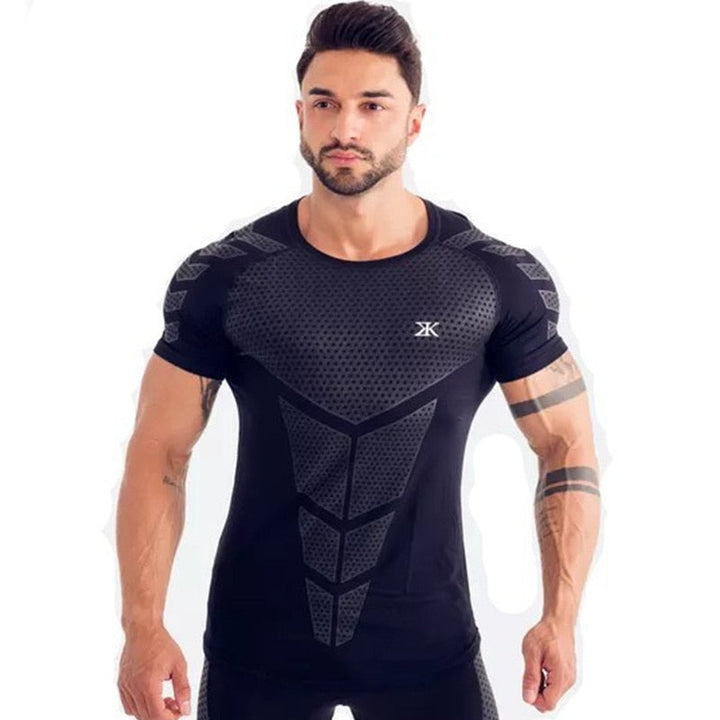 Duurzaam heren sport T-shirt Richard, sneldrogend en met strakke pasvorm voor optimale activewear.