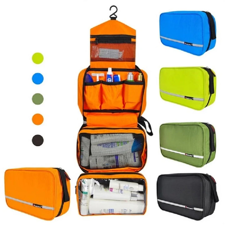 Waterdichte toilettas voor dames & heren, ideaal voor reizen, cosmetica en sportschool essentials.