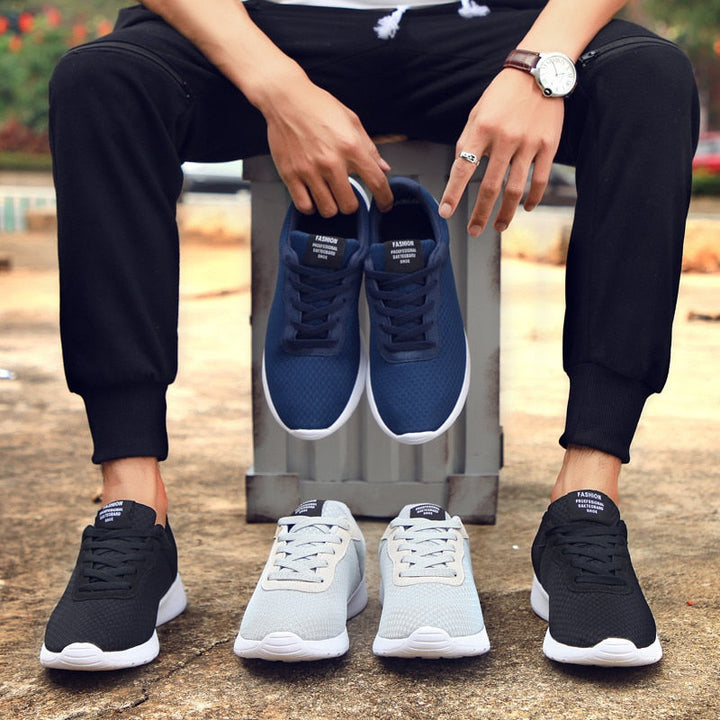 Trendy casual herfst herenschoenen, comfortabele sneakers voor een moderne look.