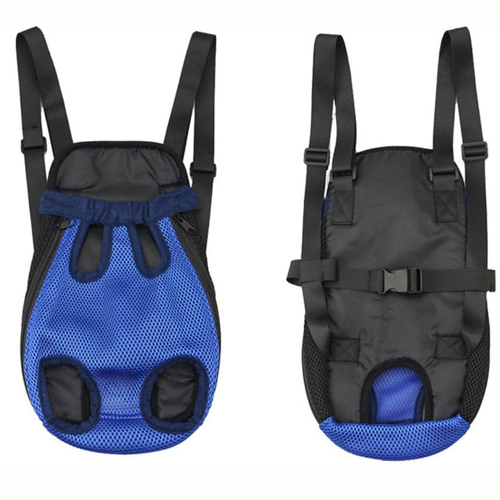 Duurzame puppy draagrugzak voor wandelingen en avonturen, optimale veiligheid gegarandeerd.