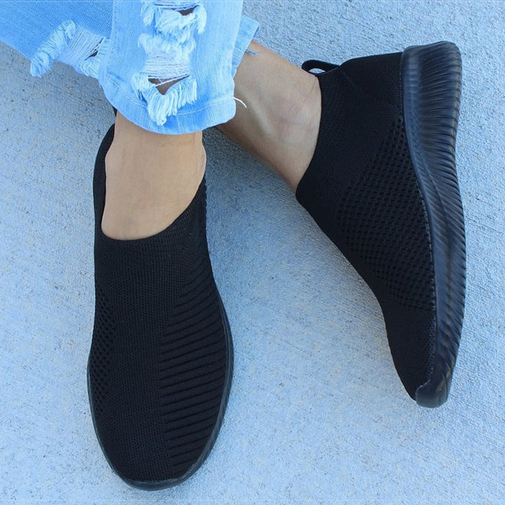 Dames comfortabele lichtgewicht sneakers, orthopedisch en stijlvol, ideaal voor wandelingen.