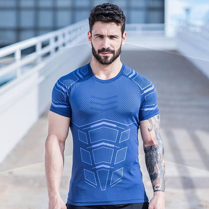 Heren sportshirt Richard met korte mouwen, jouw ideale T-shirt voor gymkleding en fitness.