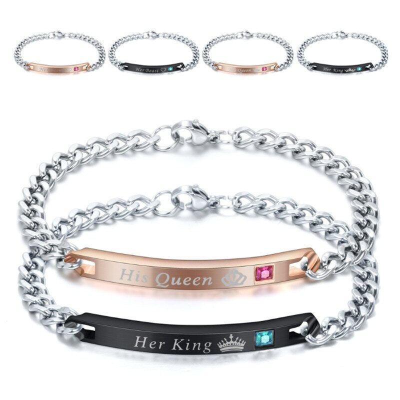 Perfect relatiegeschenk: duurzame koppelarmbanden, een tijdloos sieraad dat liefde viert.