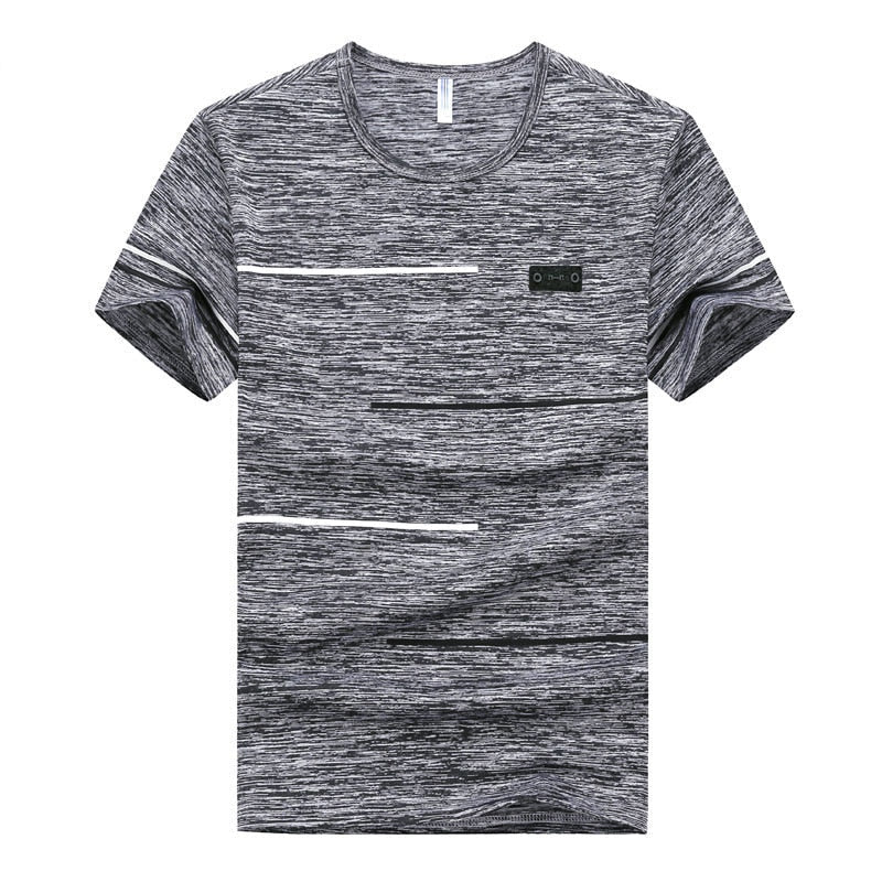 Heren sport T-shirt, ergonomisch design voor optimale bewegingsvrijheid tijdens elke training en fitness.