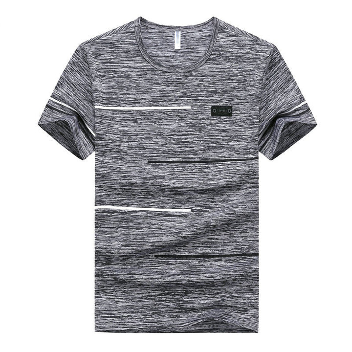 Heren sport T-shirt, ergonomisch design voor optimale bewegingsvrijheid tijdens elke training en fitness.