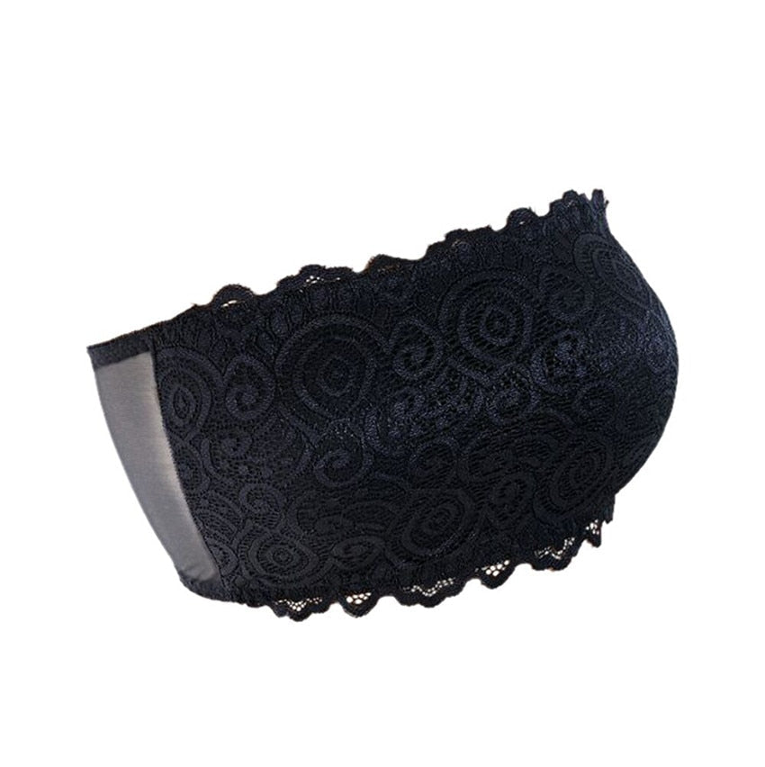 Stijlvolle strapless BH met kant, onzichtbaar en comfortabel voor dames in de zomer.