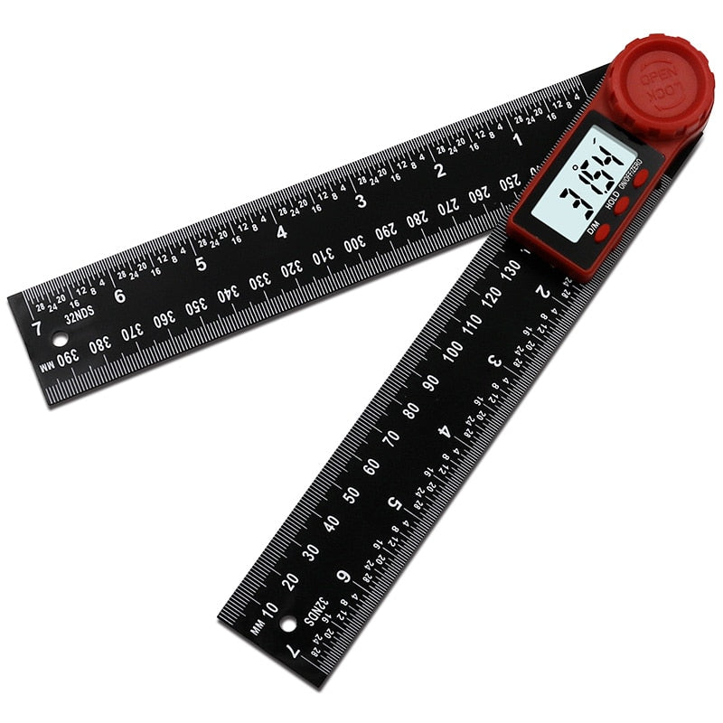 Handige digitale hoekmeter, onmisbaar meetinstrument voor klussers en professionals voor snelle hoekmeting.