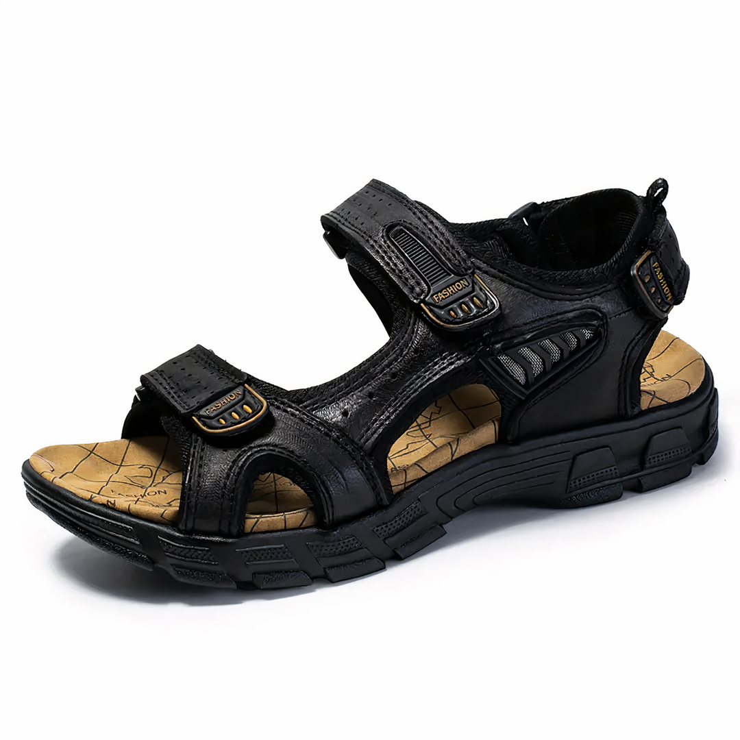 Heren orthopedische sandalen voor ultiem comfort, voetondersteuning en gezond loopcomfort. Ideaal voor zomer & strand.