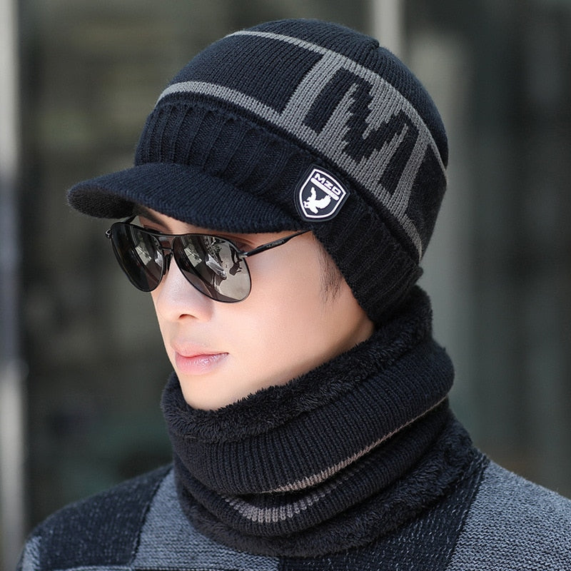Onmisbare winteruitrusting: unisex skullie en halswarmer voor volledige bedekking.