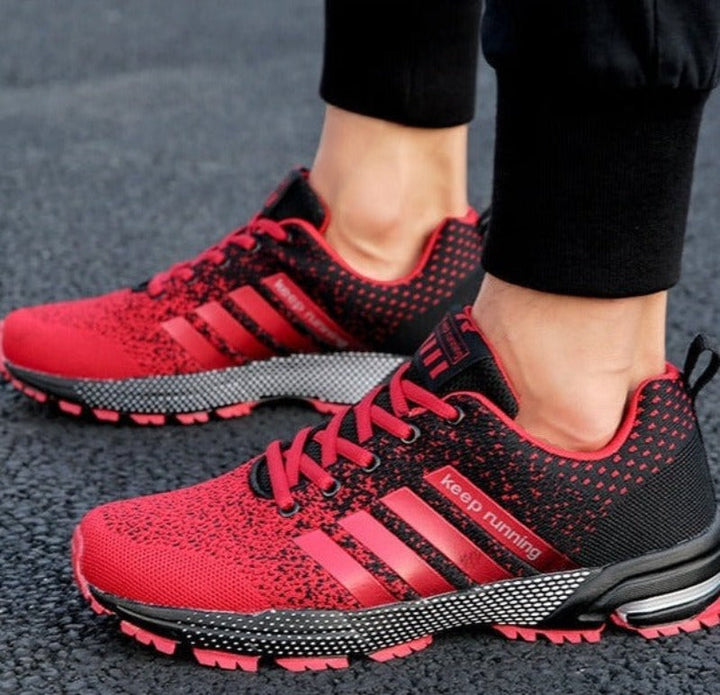 Unisex AeroFlex sneakers, lichtgewicht, orthopedisch, met luchtkussen voor ultiem comfort bij voetpijn.