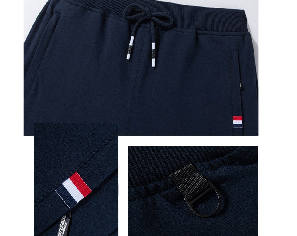 Actieve heren sportbroek in zwart, perfect voor beweging, training en dagelijks comfort.