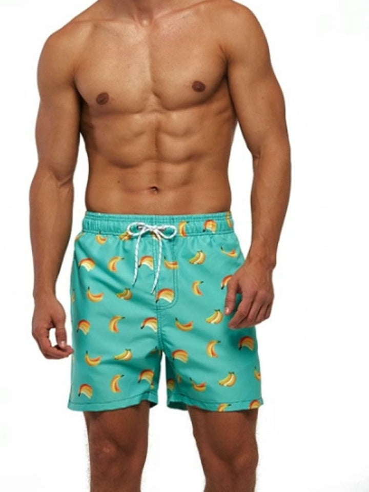 Modieuze heren zwemshort met opvallende prints. Ideaal voor zomerse dagen, strand en zwembad. Sneldrogend comfort.
