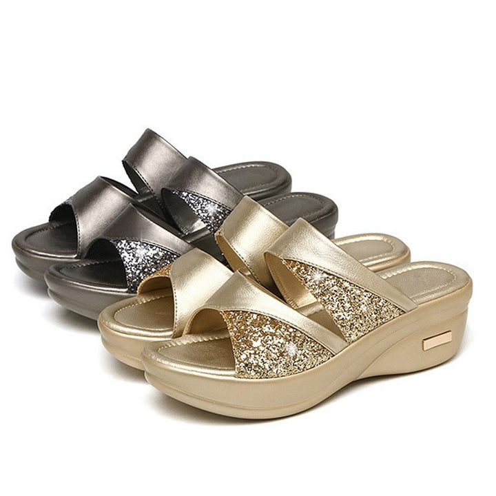Duurzame orthopedische dames sandalen, comfort schoenen met ergonomische voetondersteuning voor de hele dag.
